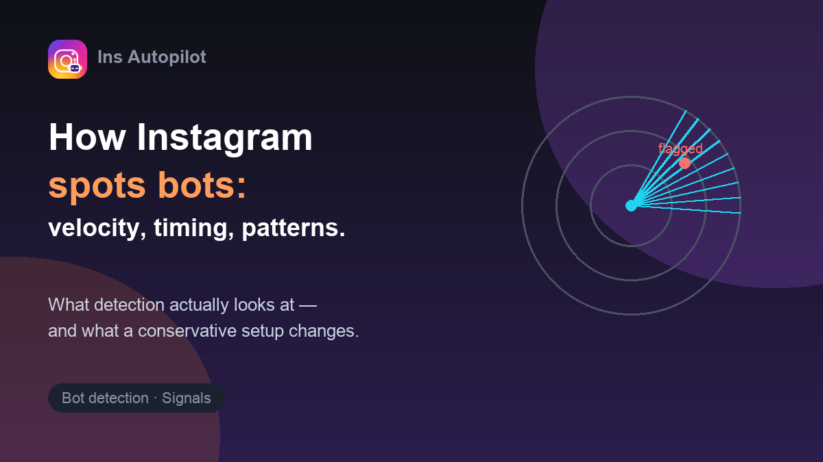 Radar sweep visualization of bot detection signals